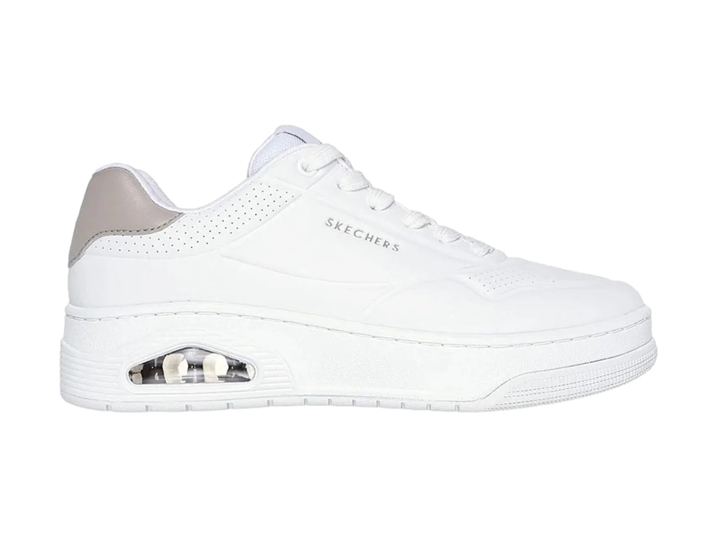 Tenis Skechers Uno Court Blanco para Mujer
