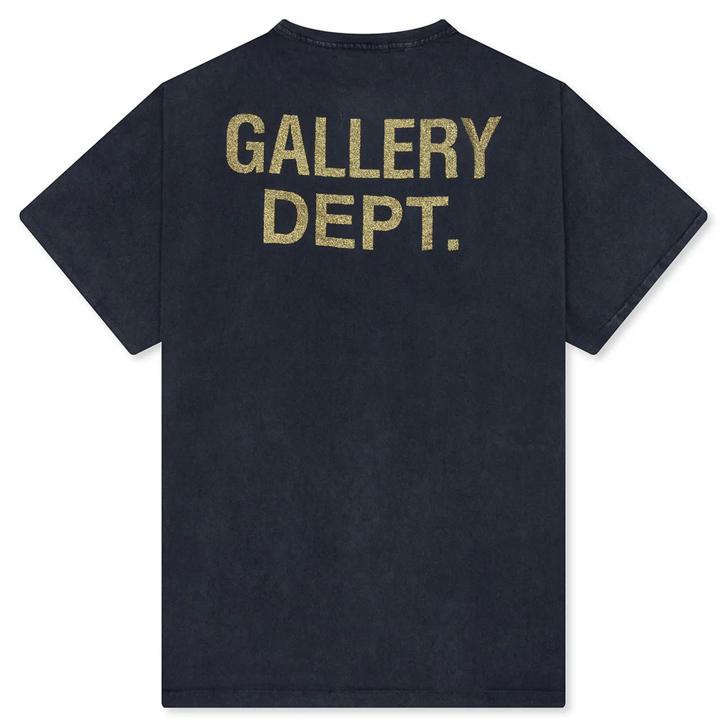 Oct Biker Dog Tee Vintage Black