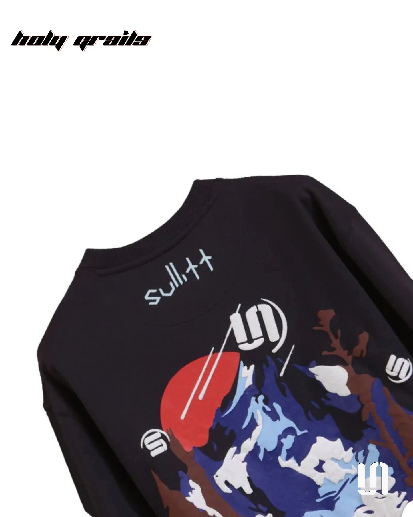 Dawning Mountain Black Oversized Tee HG x Sullitt