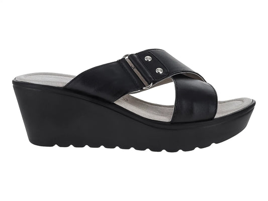 Sandalias Clinton Negro para Mujer