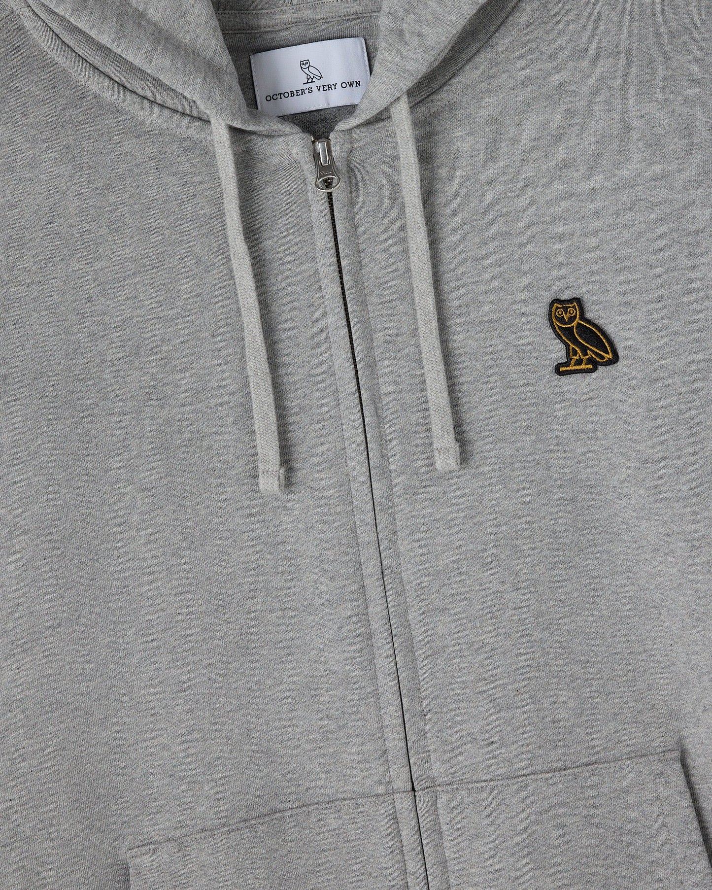 Classic Full Zip Hoodie Heather Grey
