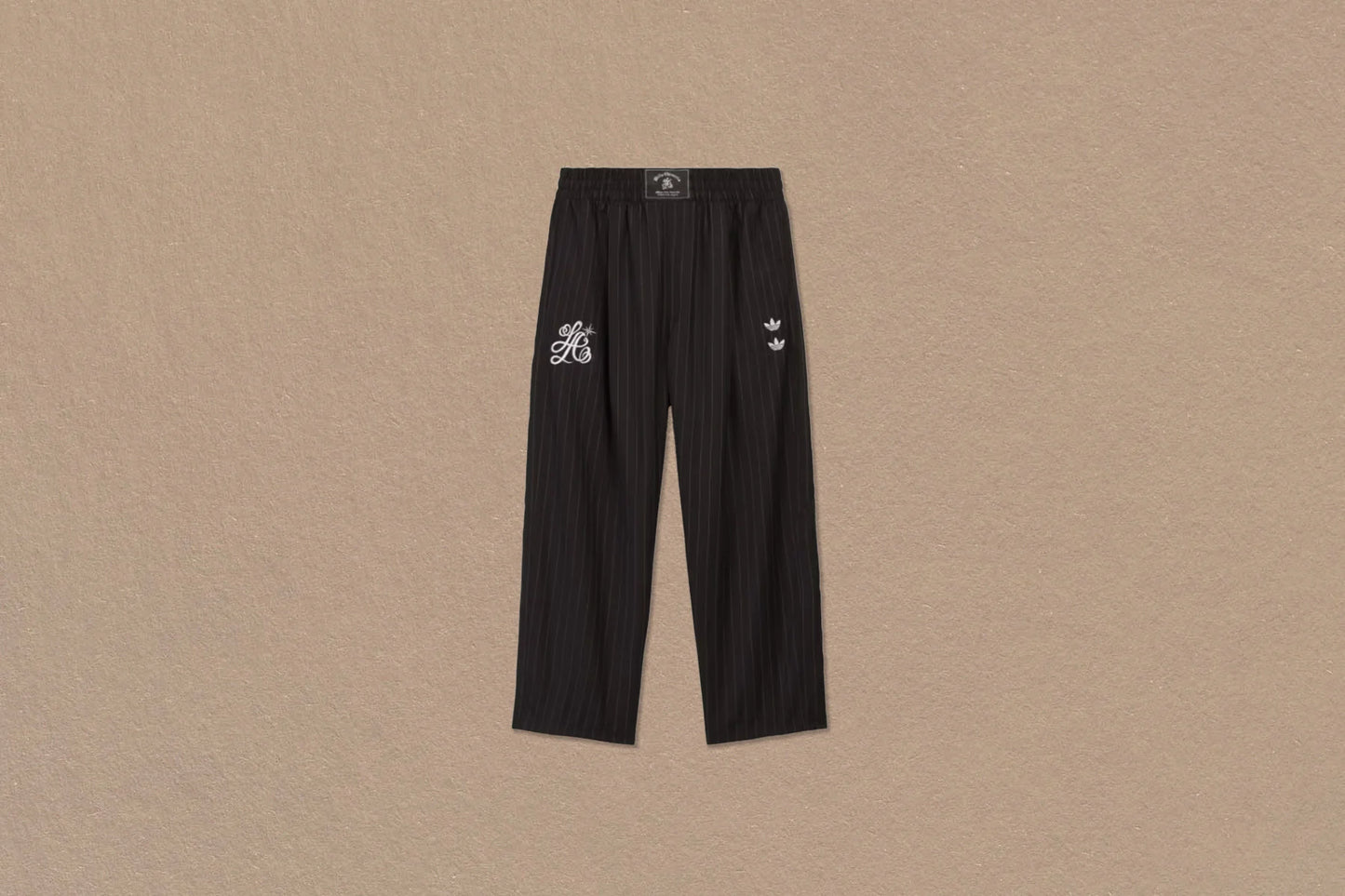 Adidas Originals x Willy Chavarria Pinstripe Track Pants Black