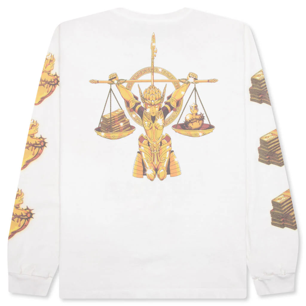 L S T Shirt White