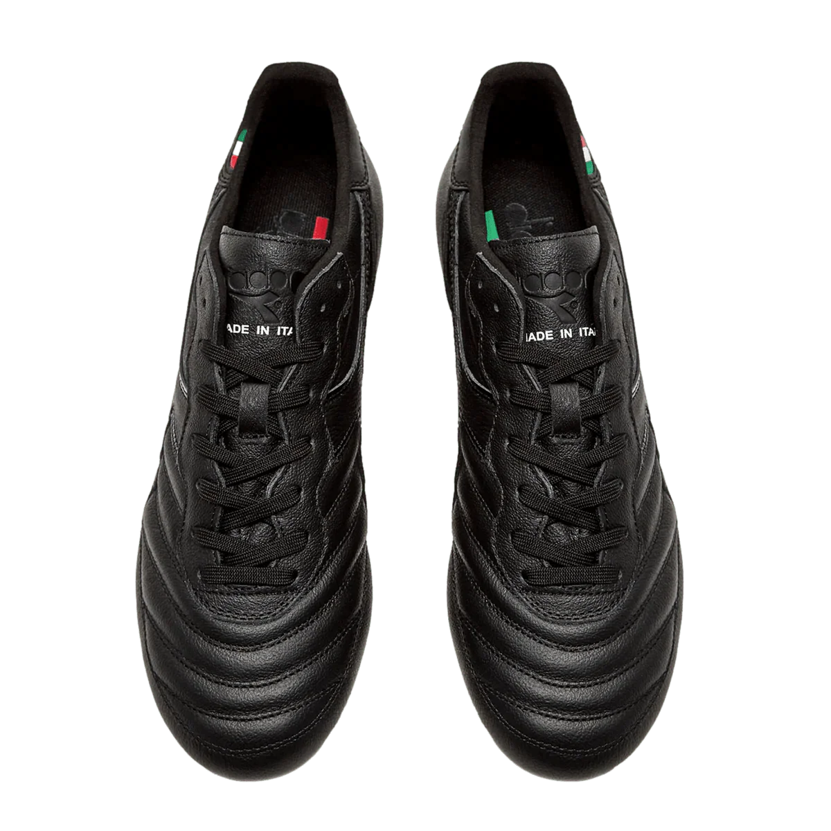 Diadora Brasil Italy OG LT MDU Firm Ground Soccer Cleats Black