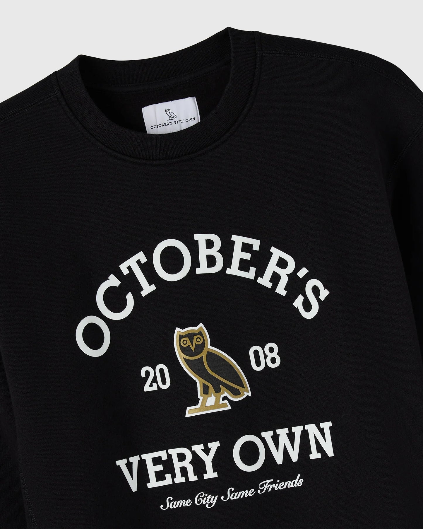 Collegiate Crewneck Black