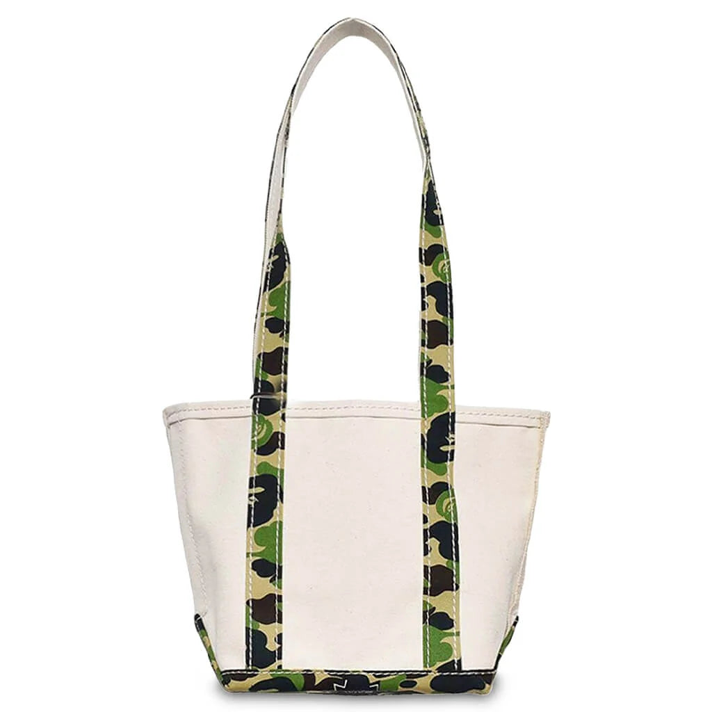 Saint Michael x A Bathing Ape Small Tote Bag White Camo