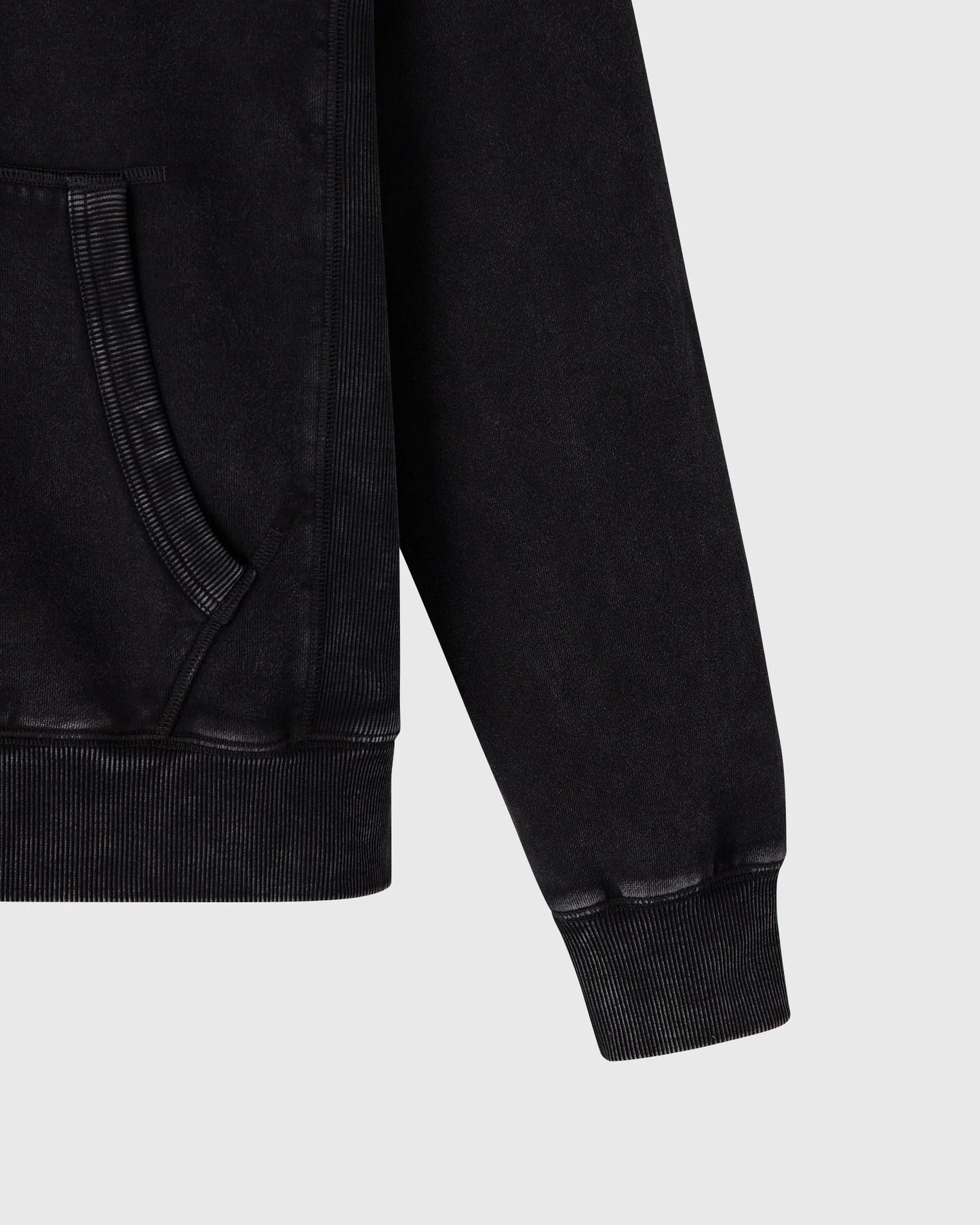 Muskoka Raglan Hoodie Garment Dyed Black