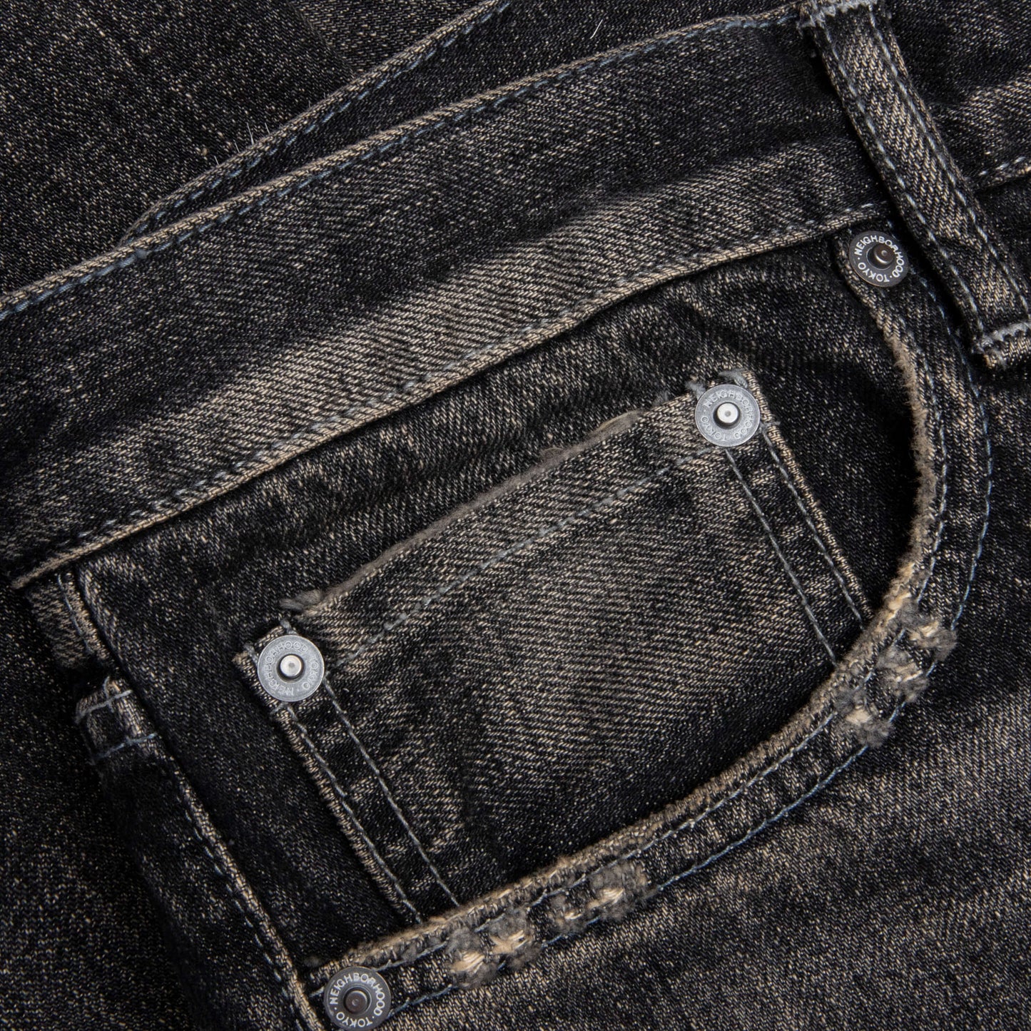 Savage Denim DP Mid Pants Black