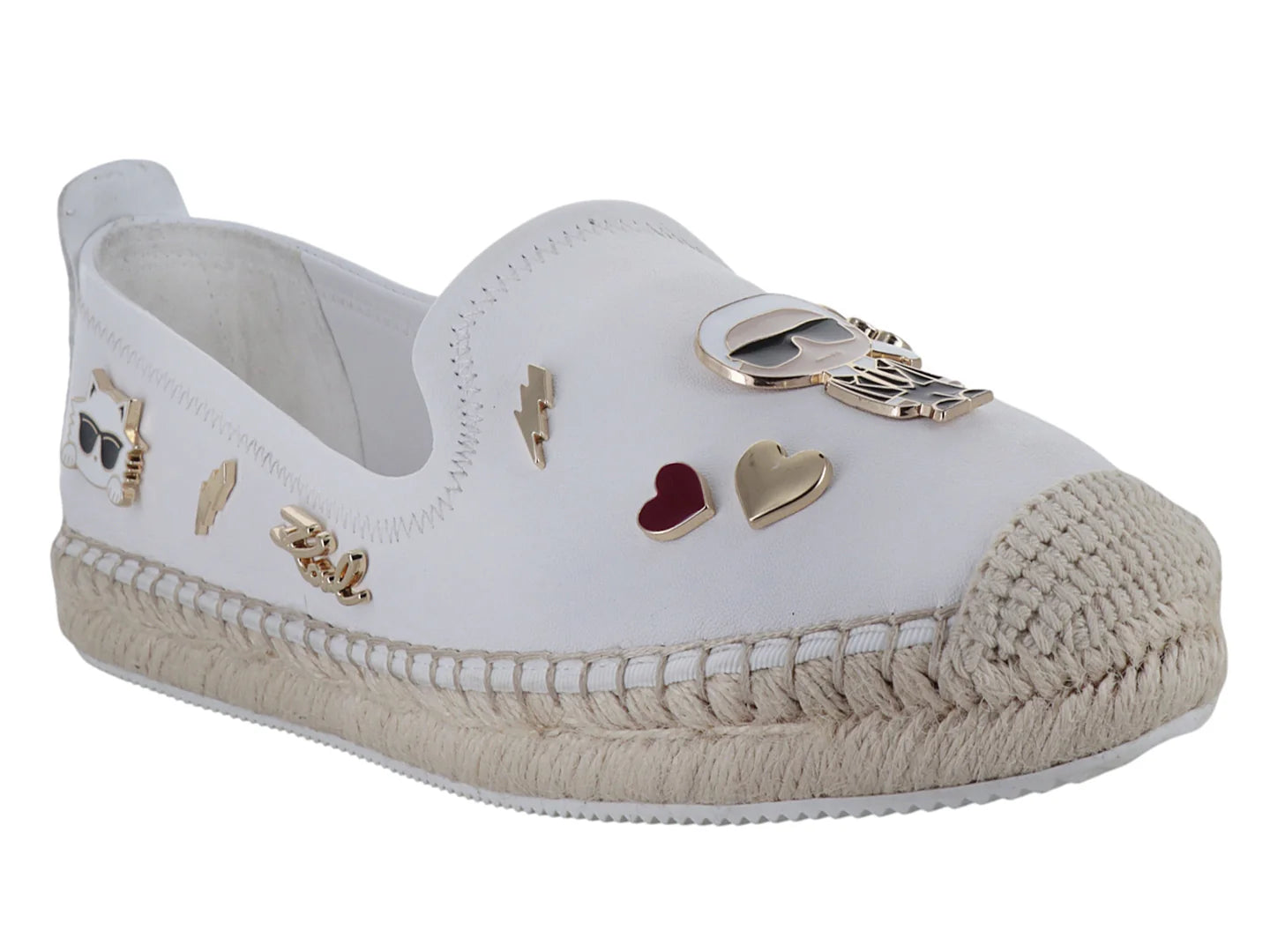 Sandalias Alpargatas Karl Lagerfeld Blancas para Mujer