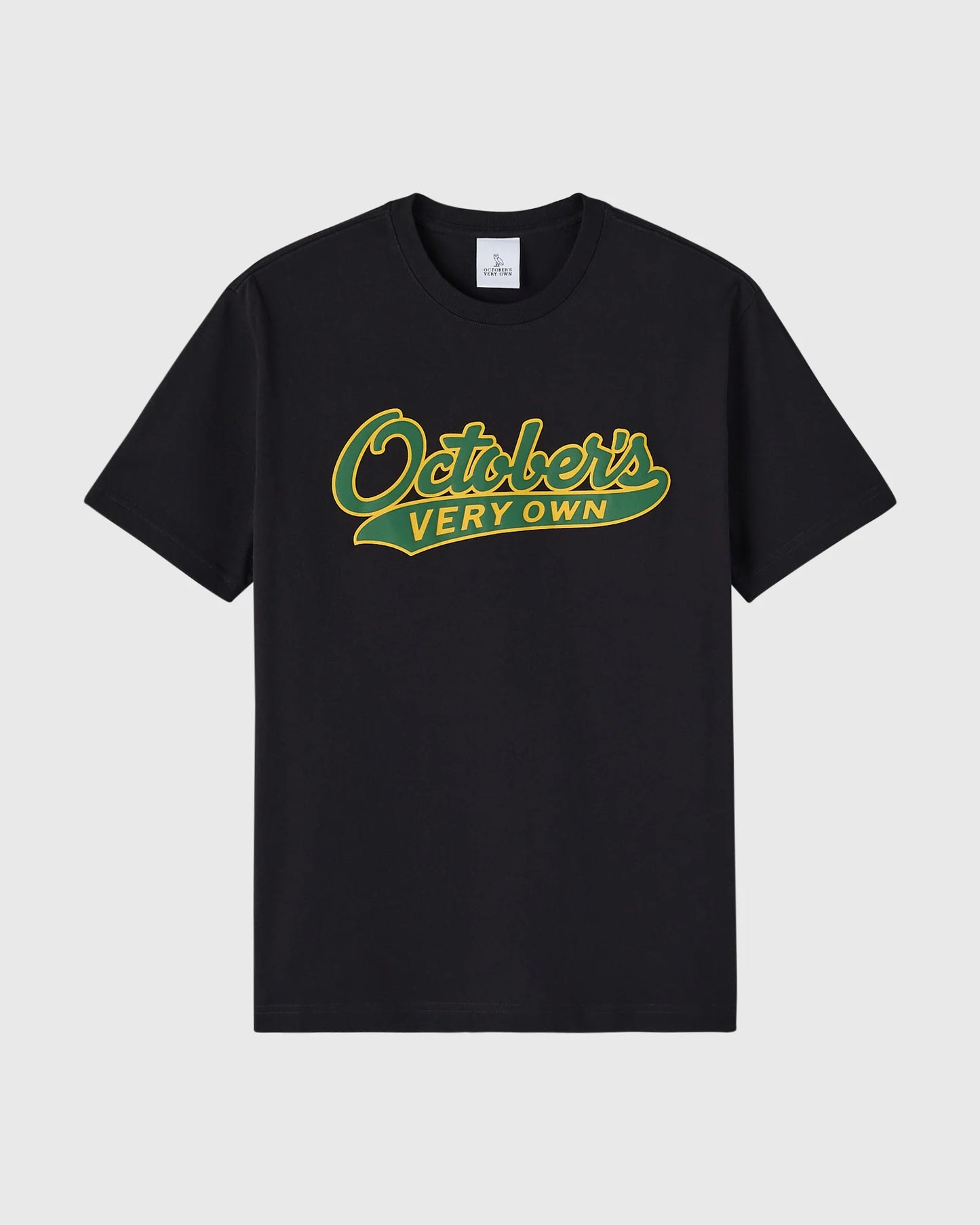 Sports Script Tee Black