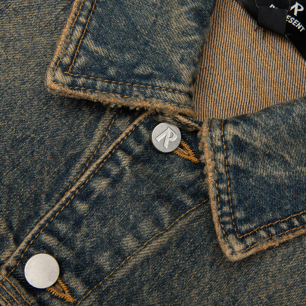 Denim Trucker Blue Cream