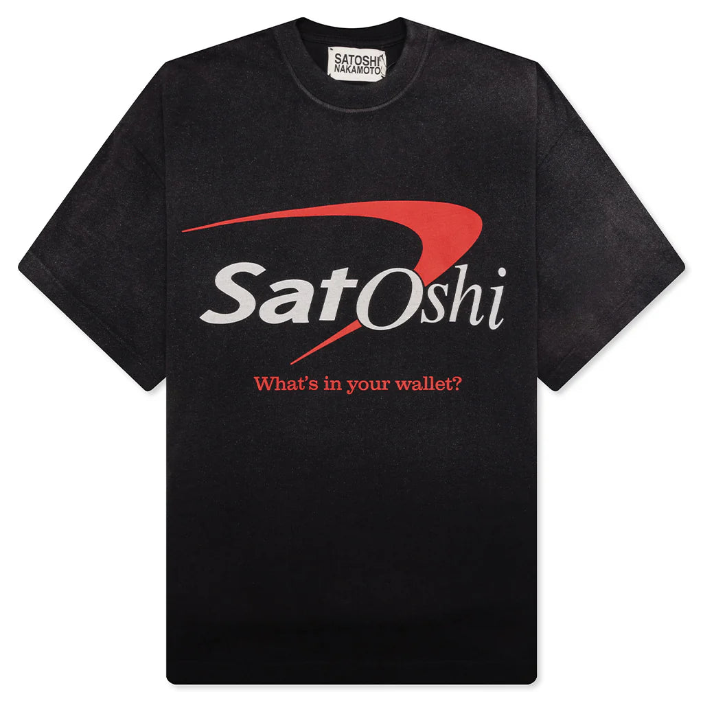 Bank of Satoshi Tee Black