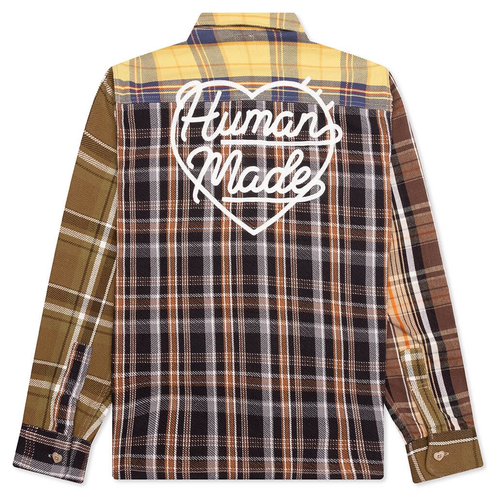 Crazy Check L S Shirt Yellow