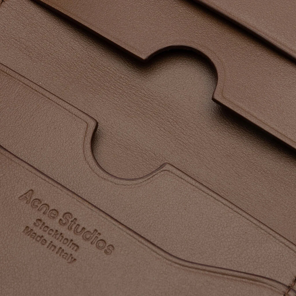 Folded Leather Wallet Fn Ux Slgs000255 Camel Brown