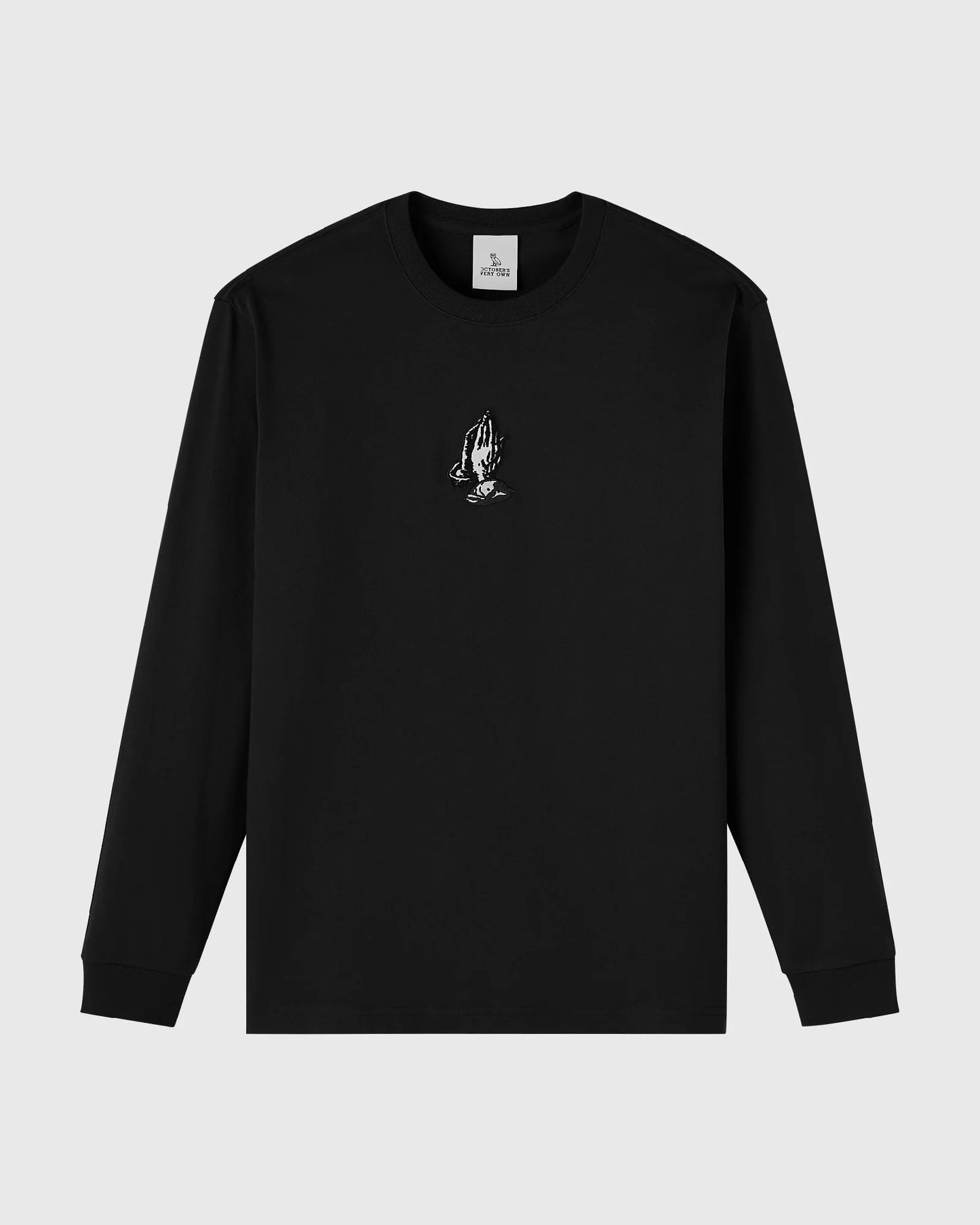6 Gold Long Sleeve Tee Black