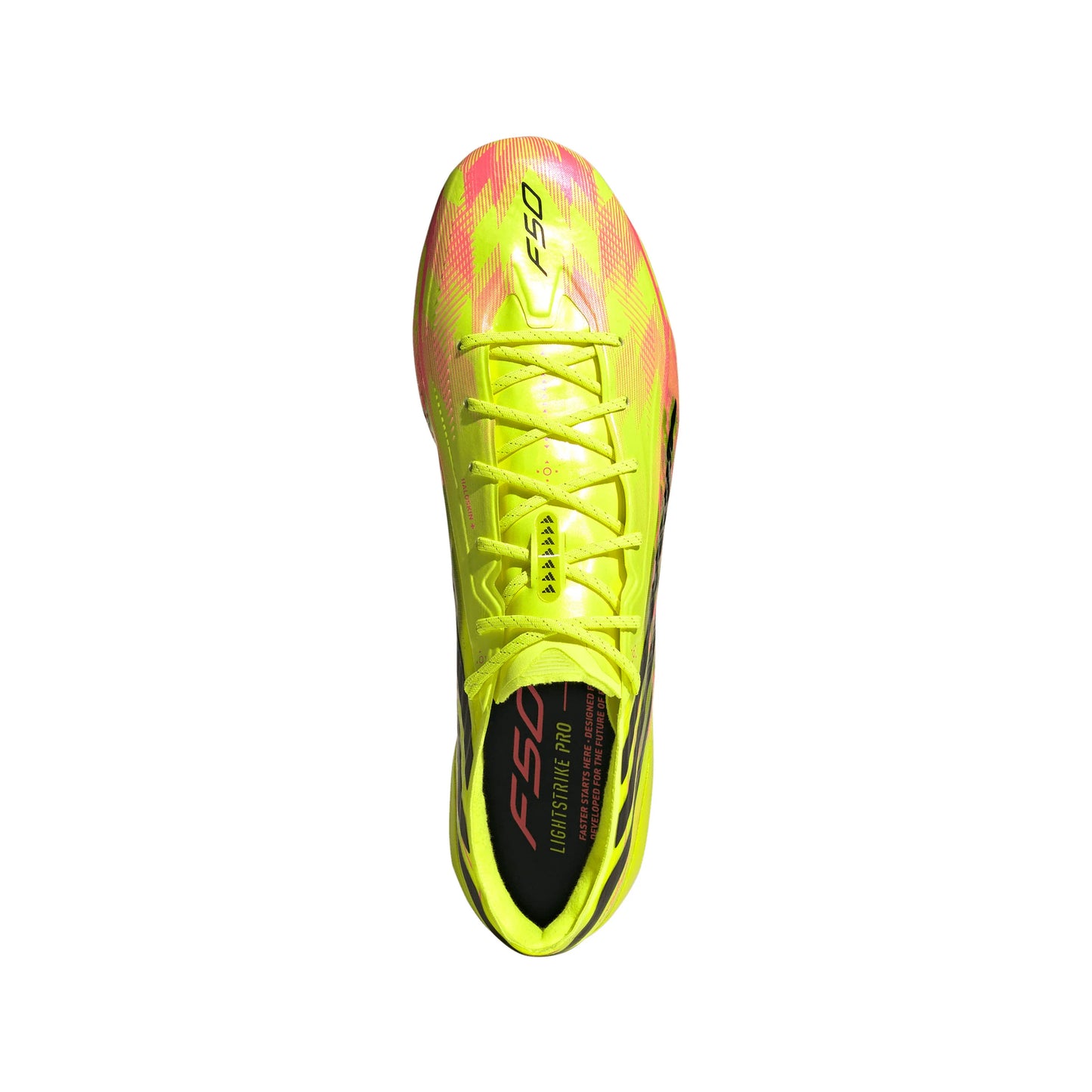 adidas F50 Hyperfast Elite Firm Ground Mens Soccer Cleats Yellow Black