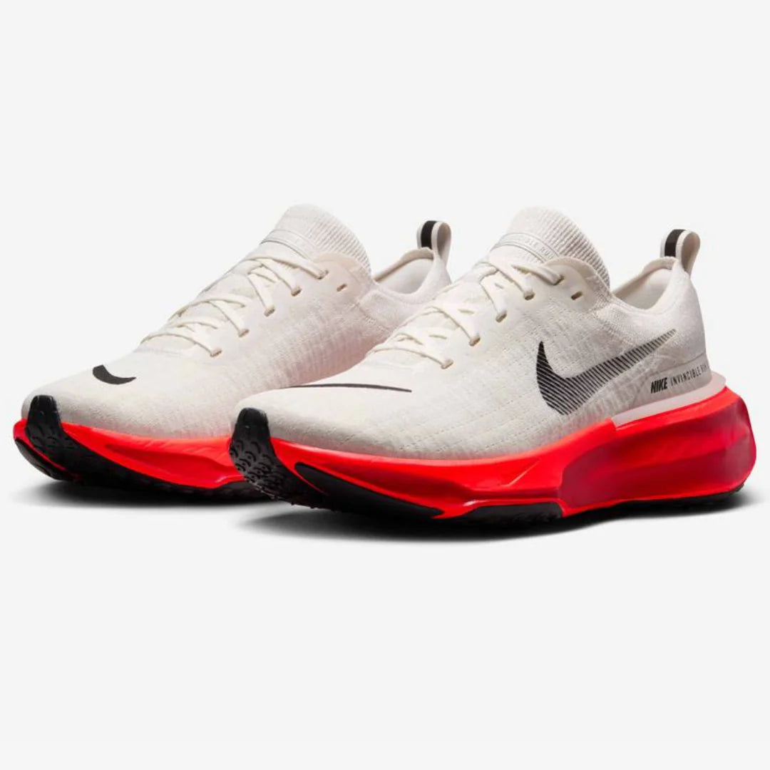 Nike Invincible Run 3 Branco Vermelho Neon