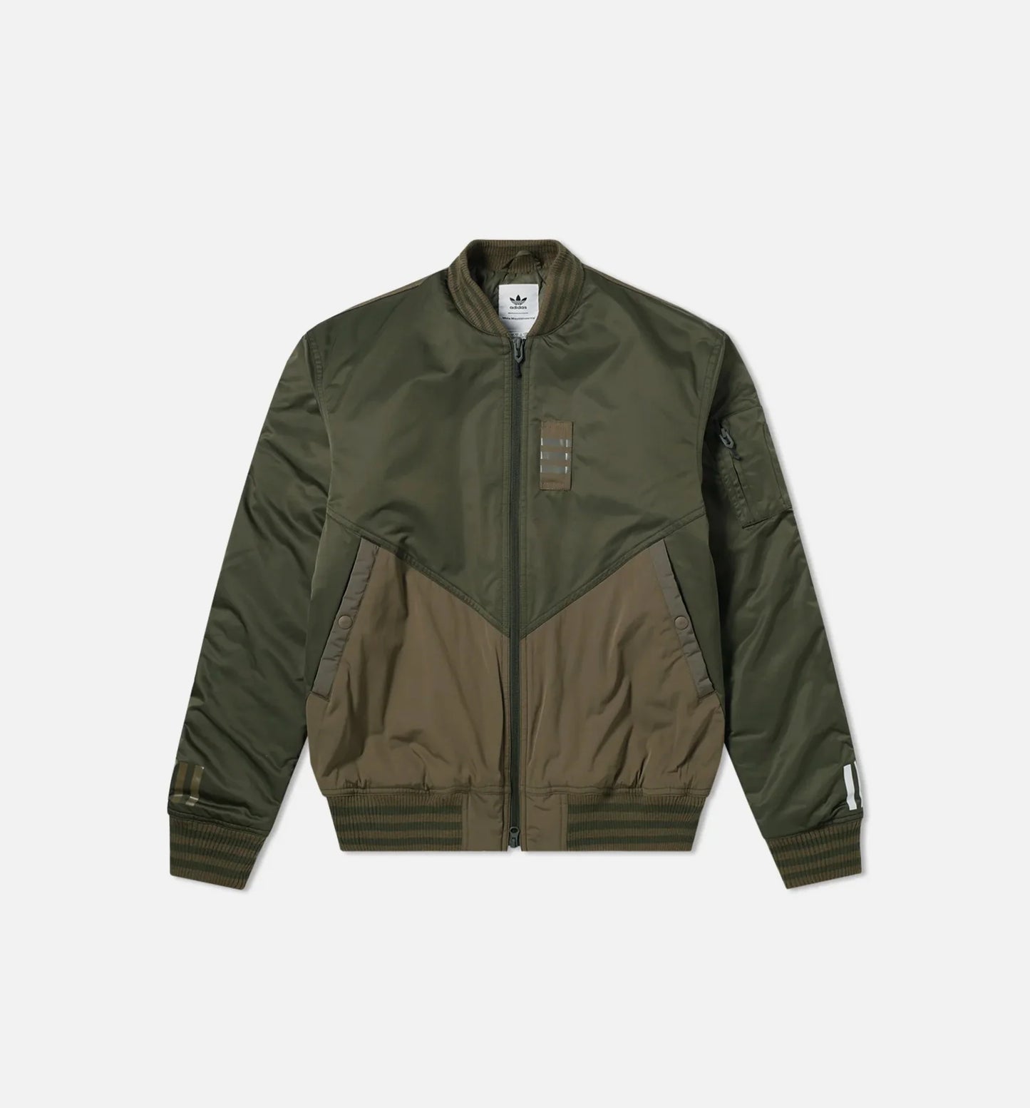 White Mountaineering Collection Mens Flight Jacket Olive Olive
