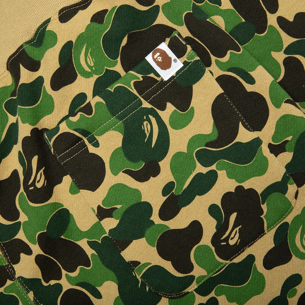 ABC Camo Crystal Stone Sweat Pants Green