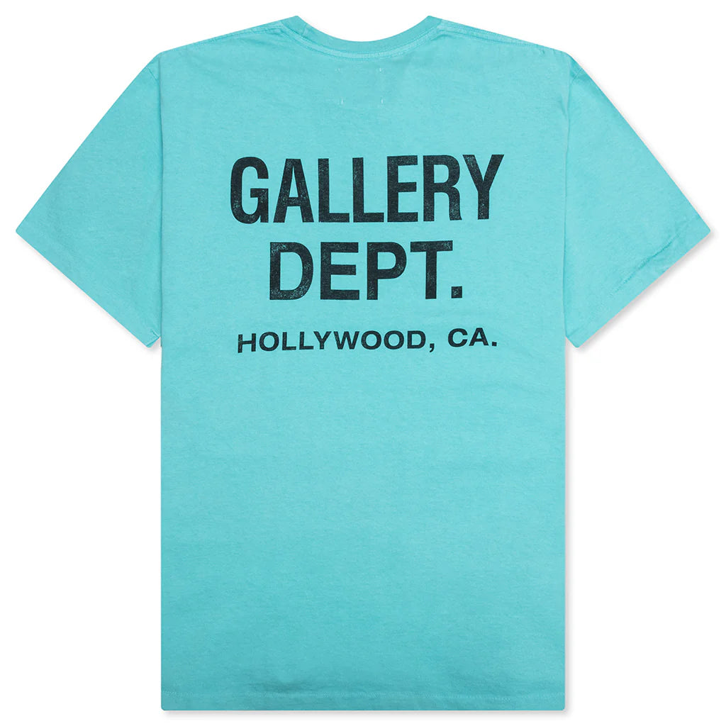 Vintage Souvenir Tee Light Teal