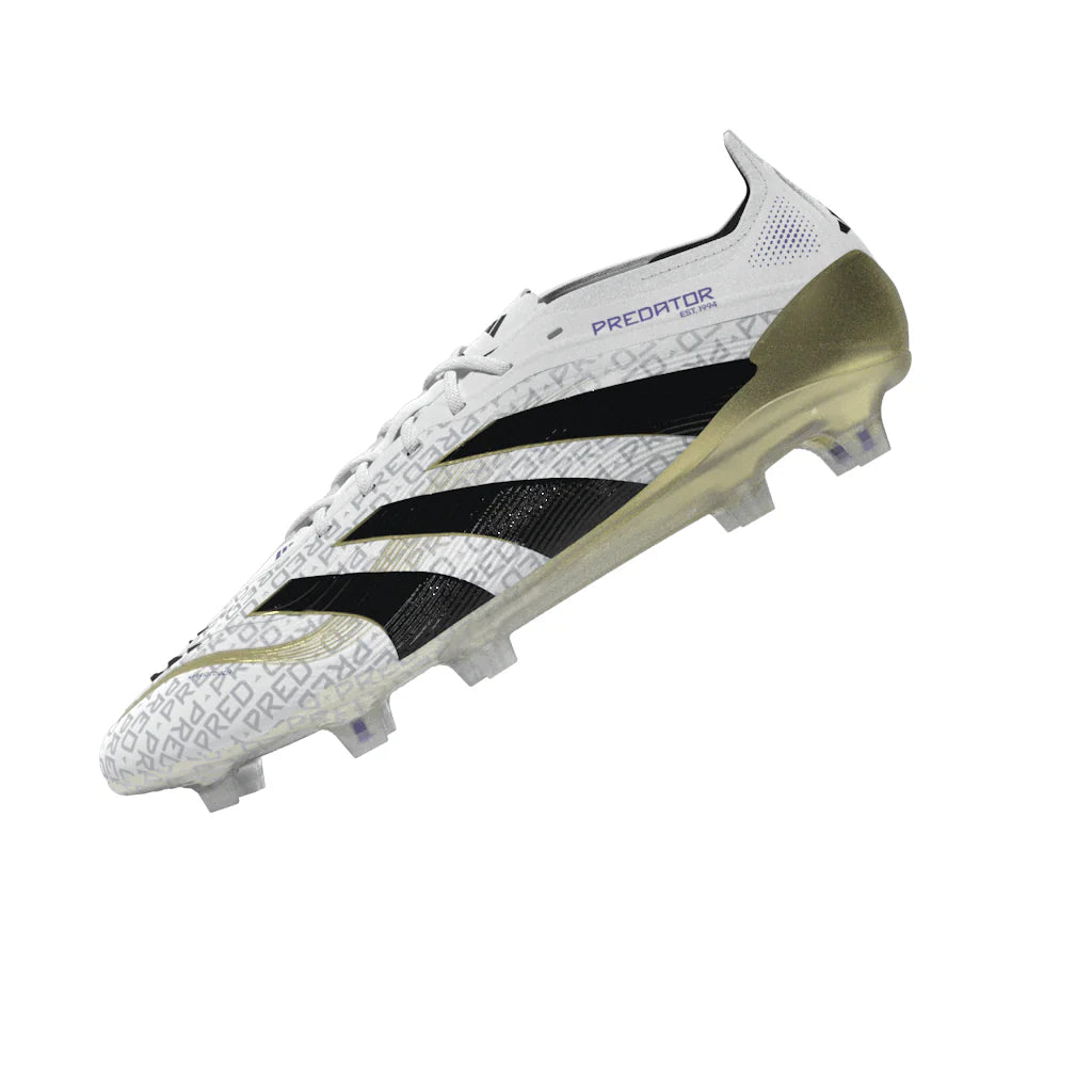 adidas Predator Elite Firm Ground Boots White Black