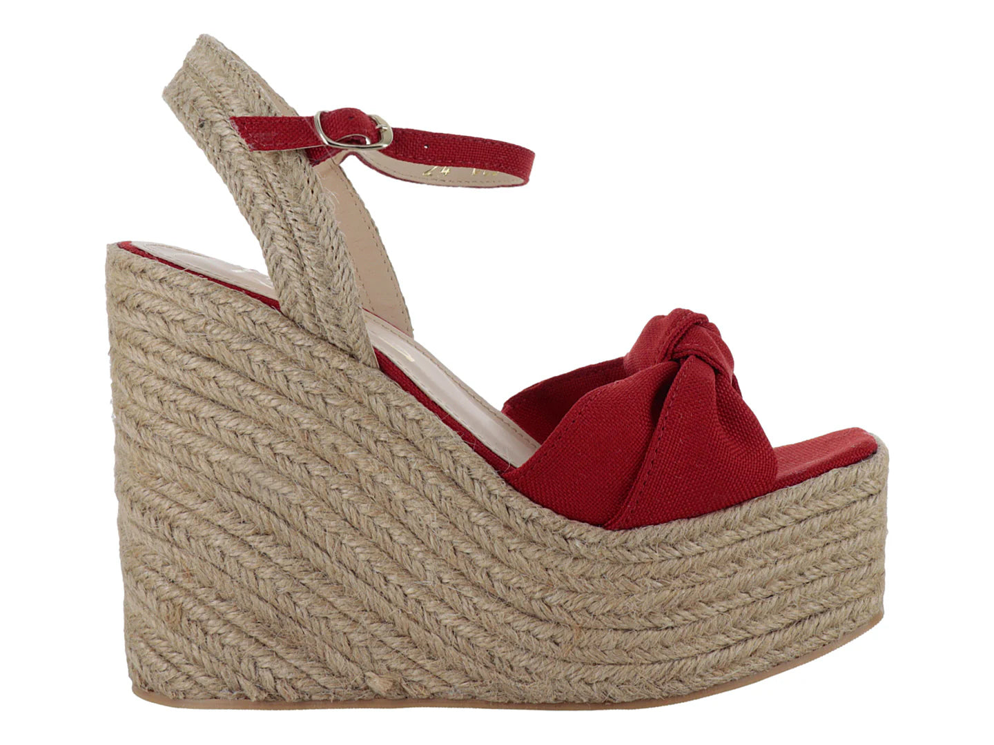 Sandalias Luna Rosa Rojo Fuego para Mujer