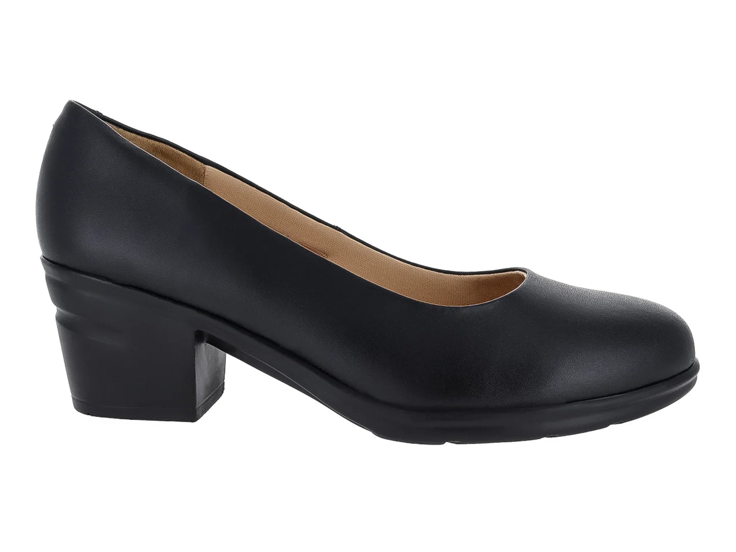 Zapatos de Tacón Cuadrado Vicenza Negro para Mujer