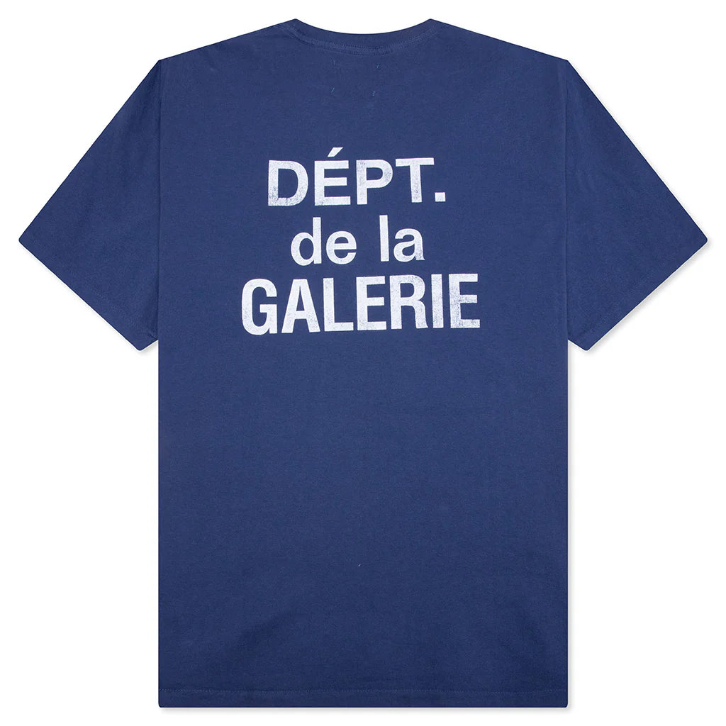 French S S Tee Navy