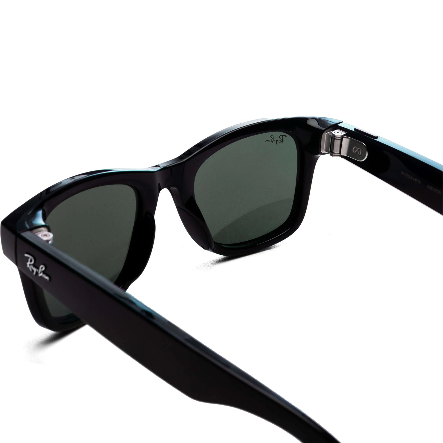 Meta Wayfarer Gen 2 Shiny Black G 15 Green