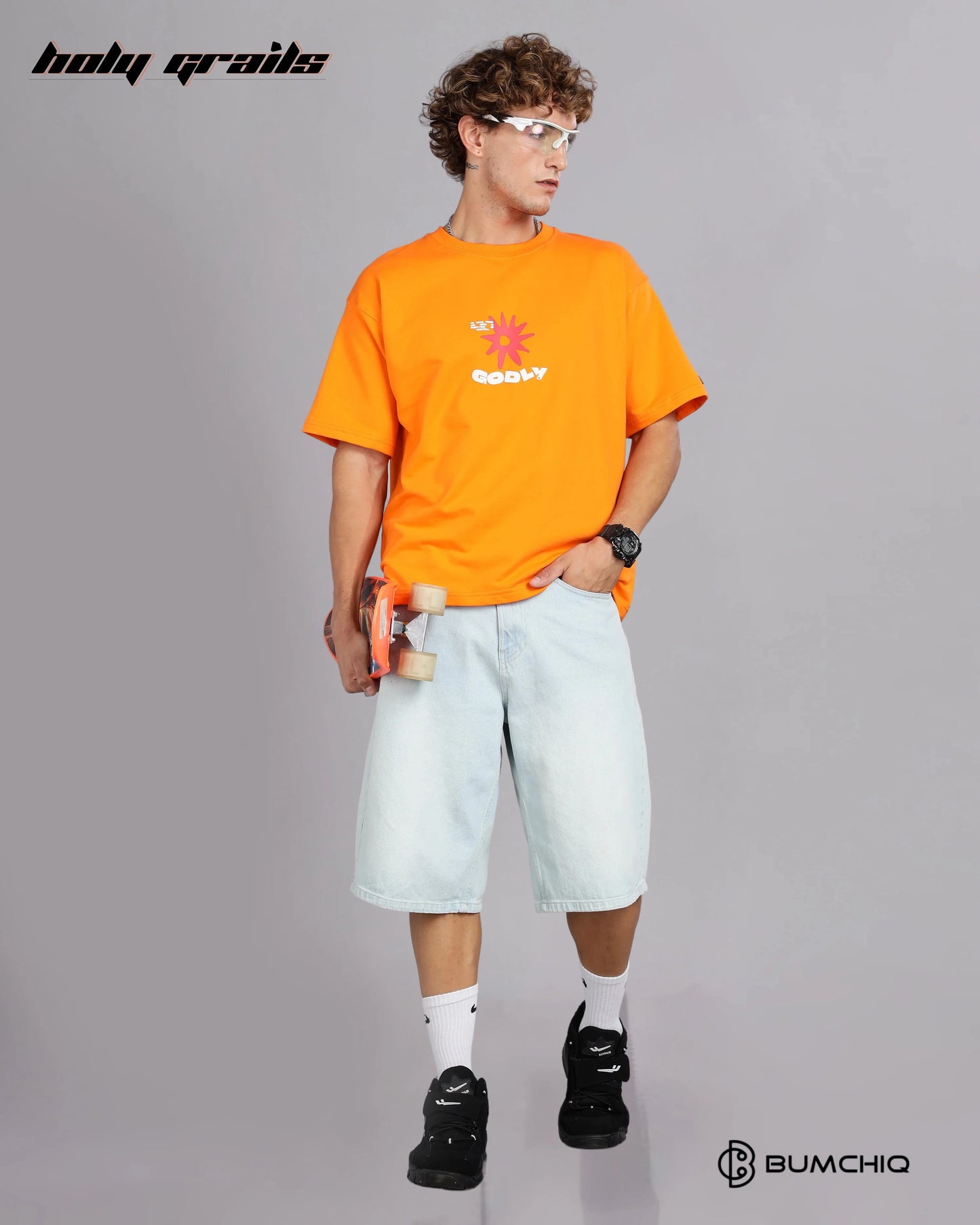 Gods Got This Orange Oversize Tee HG x Bumchiq