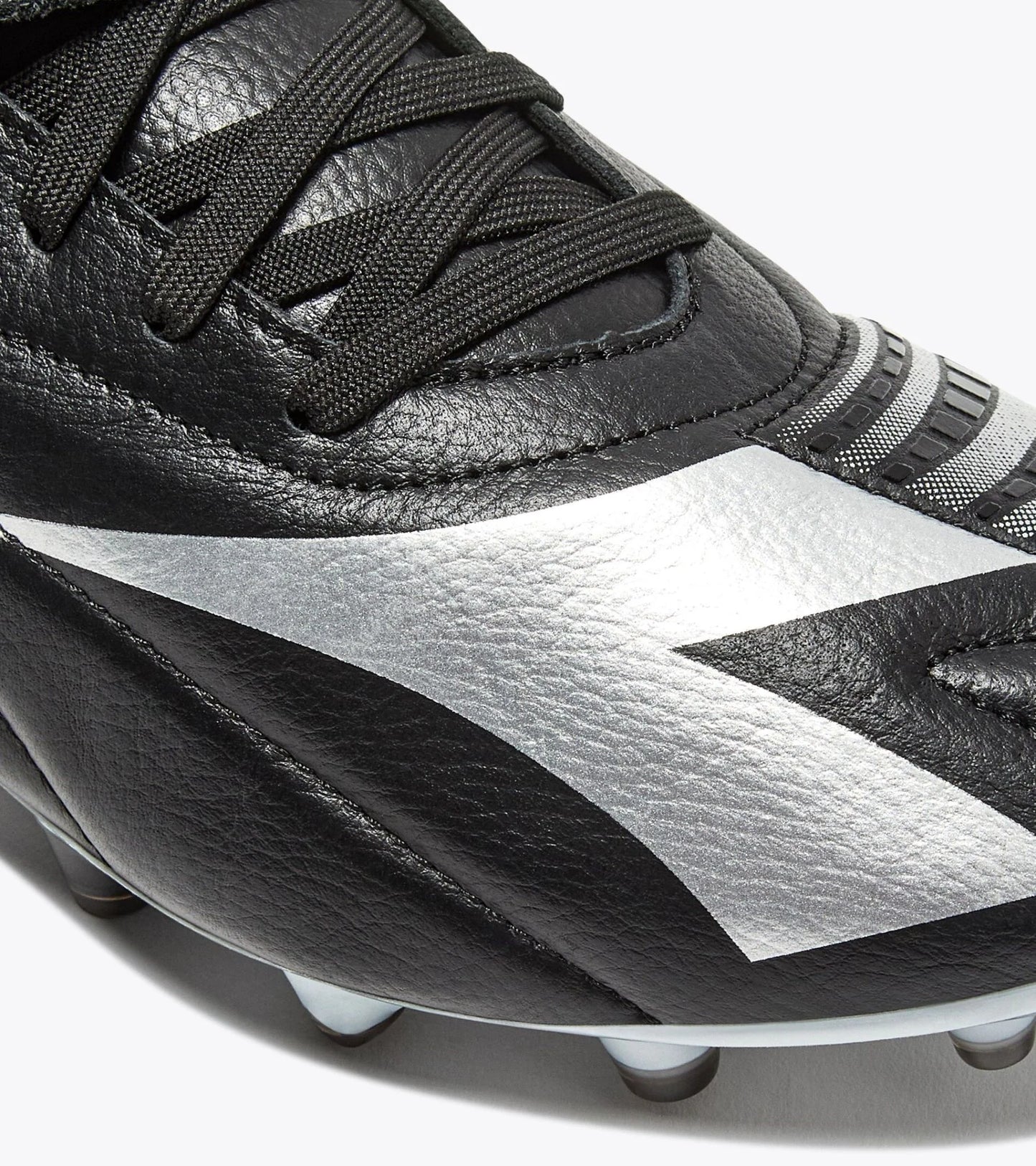Diadora Maximus Elite ITA T SLX FG Firm Ground Soccer Cleats Black Silver