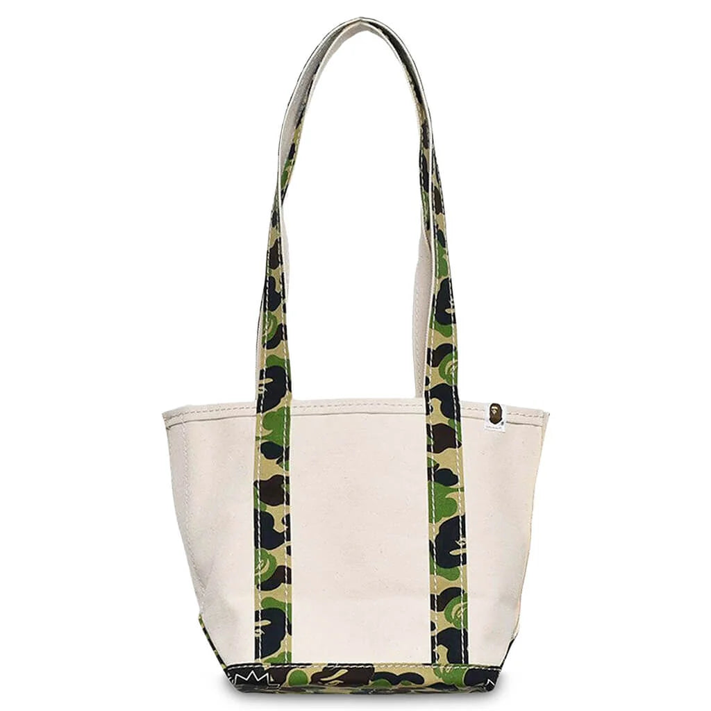 Saint Michael x A Bathing Ape Small Tote Bag White Camo