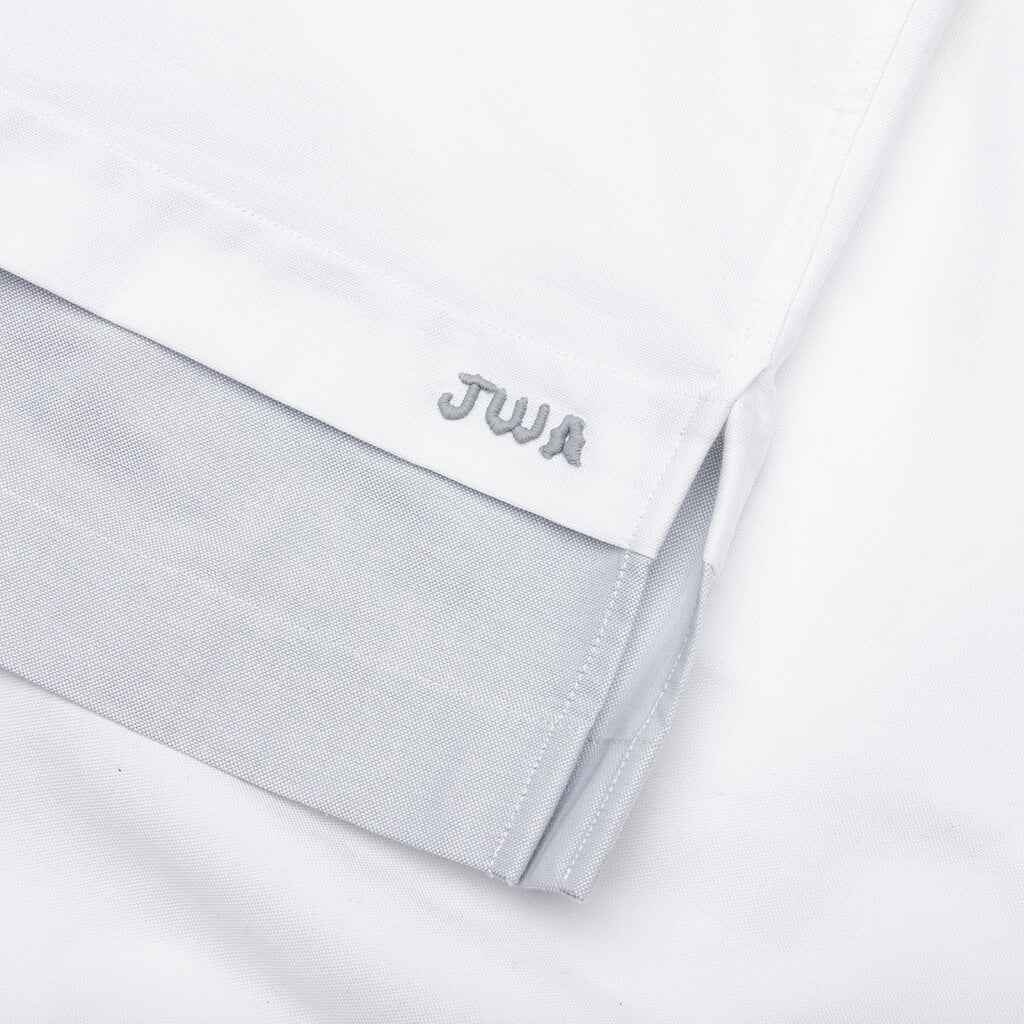 Double Layer Short Sleeve Shirt White