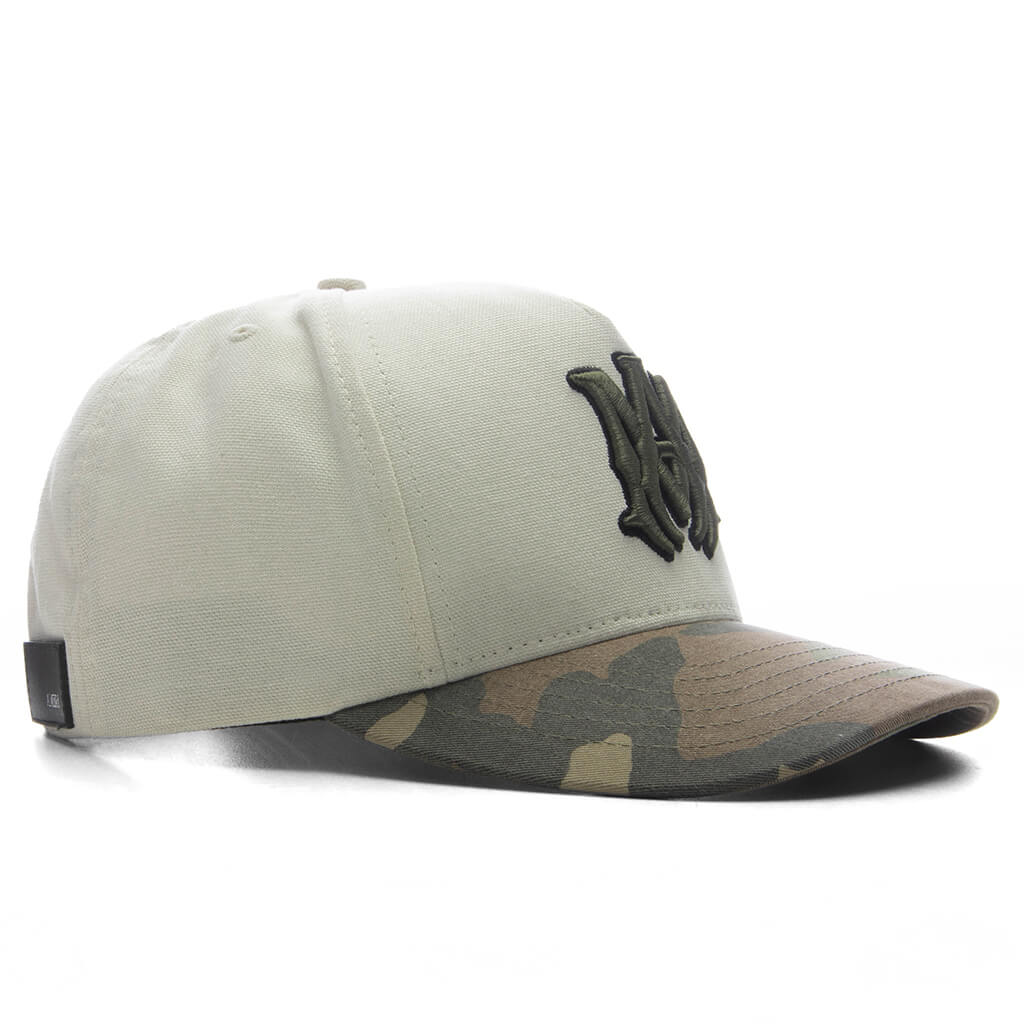 MA Outline Camo Canvas Hat Alabaster