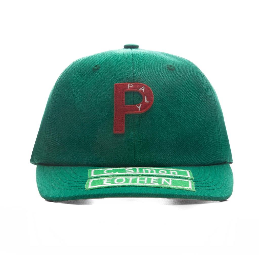 5 Panel Twill P Hat Green