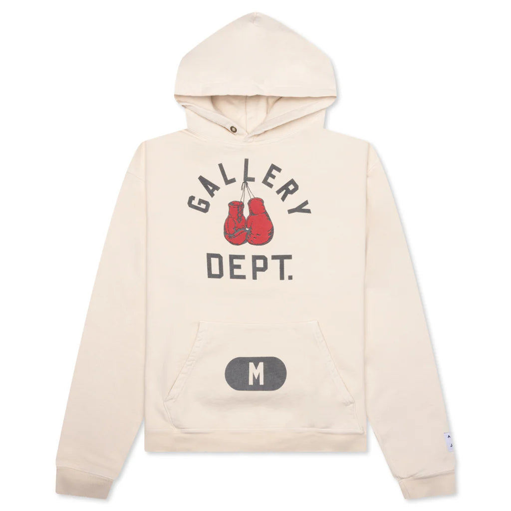 Boxing Merch Hoodie Cream