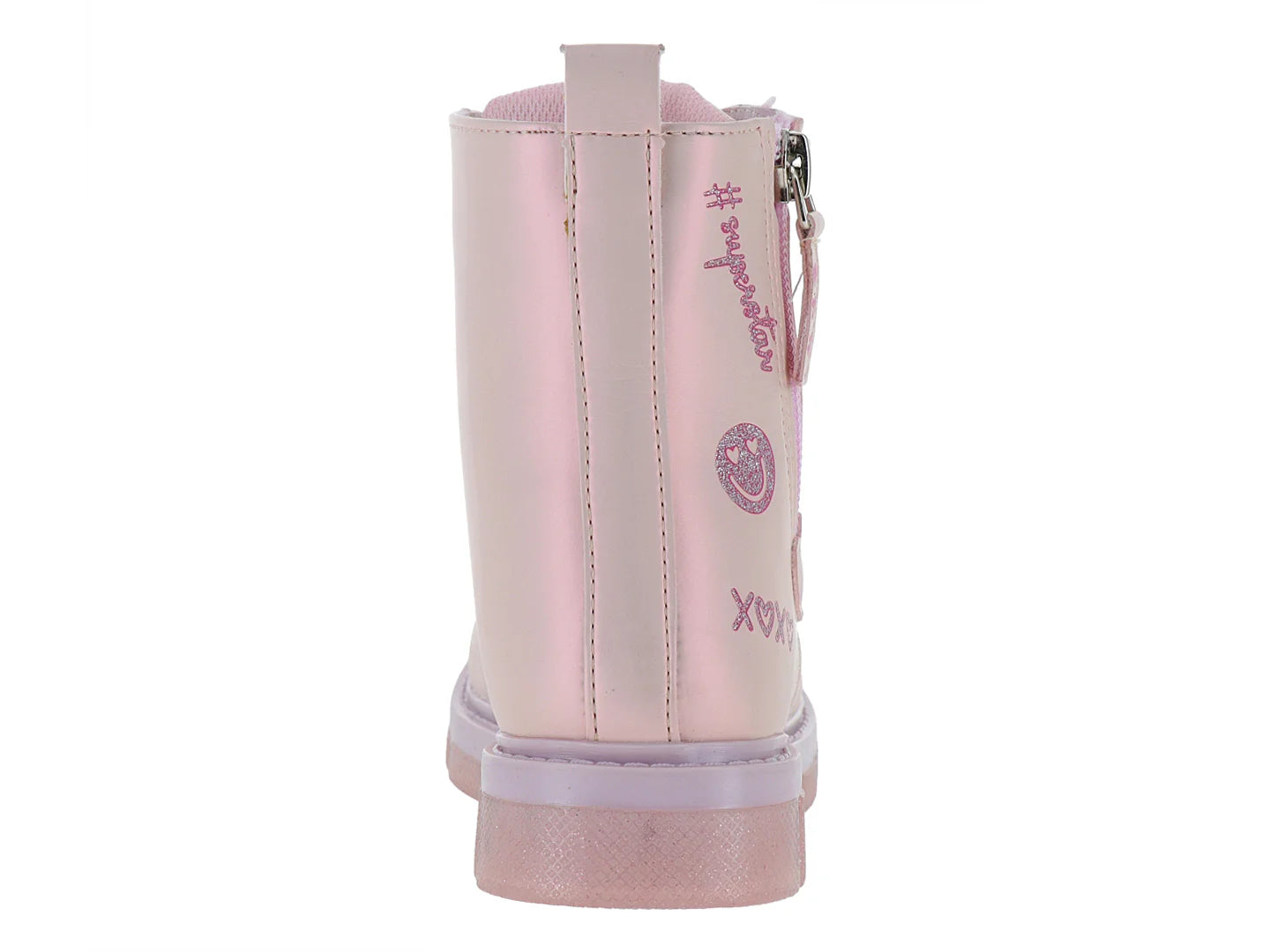 Botas Teen Bambino Rosa con Glitter para Niña