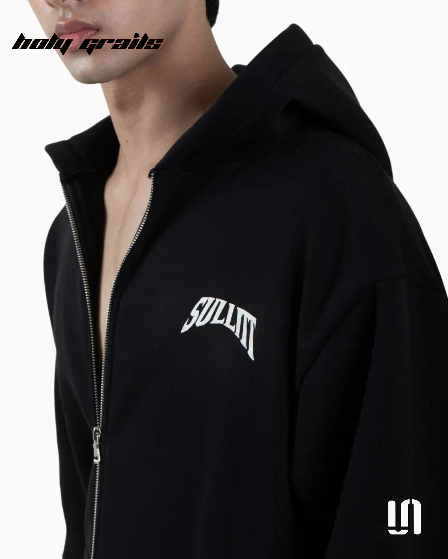 Deer Drive Black Zipper Hoodie HG x Sullitt