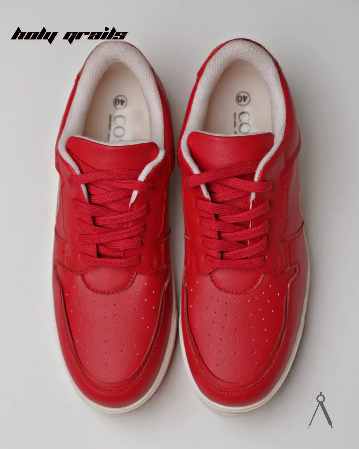 Theta Monotone Red Sneaker HG x Cos Tan