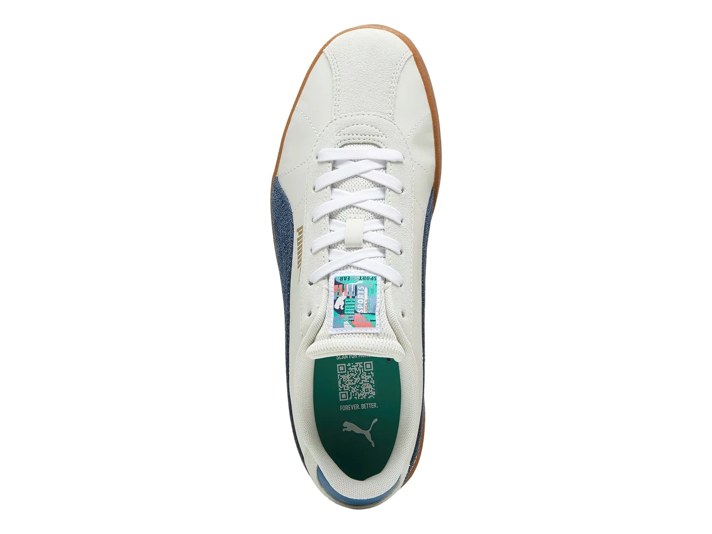 Tenis PUMA Club II Year of Sports Gris y Azul para Hombre