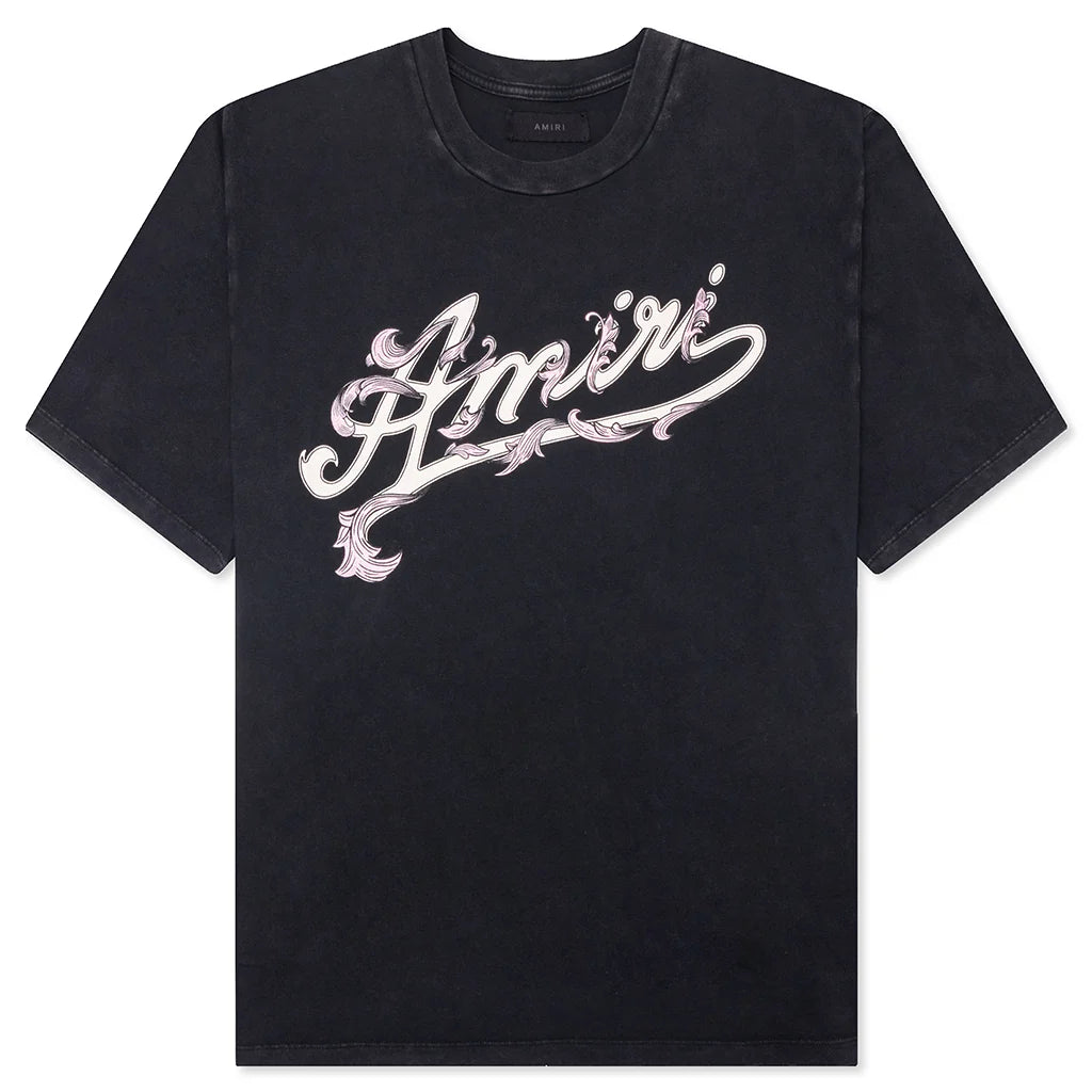 Amiri Filigree Tee Black