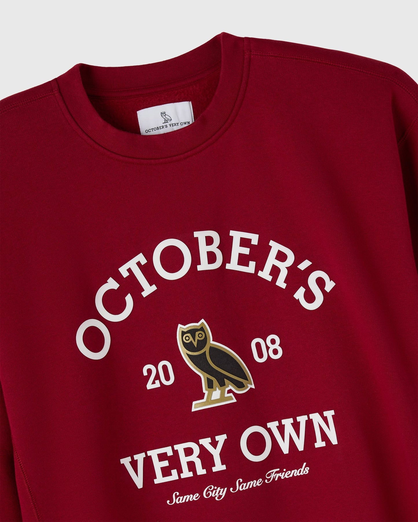 Collegiate Crewneck Deep Red
