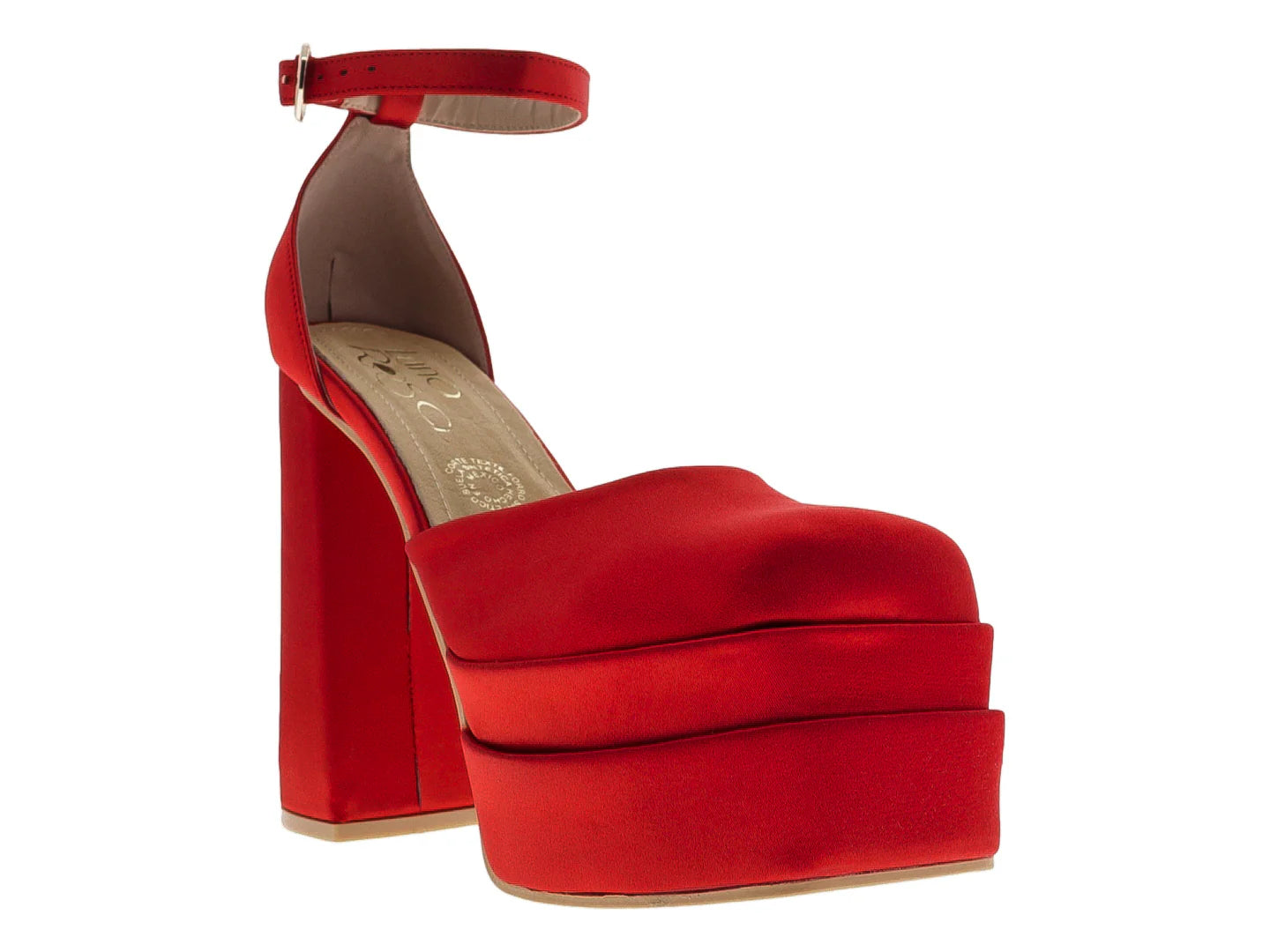 Zapatillas Luna Rosa Rojo para Mujer
