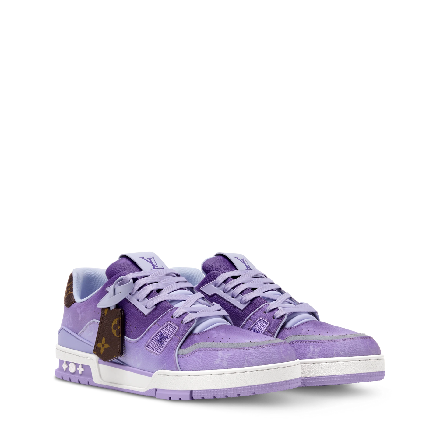 LV Trainer Sneaker Monogram printed canvas Purple