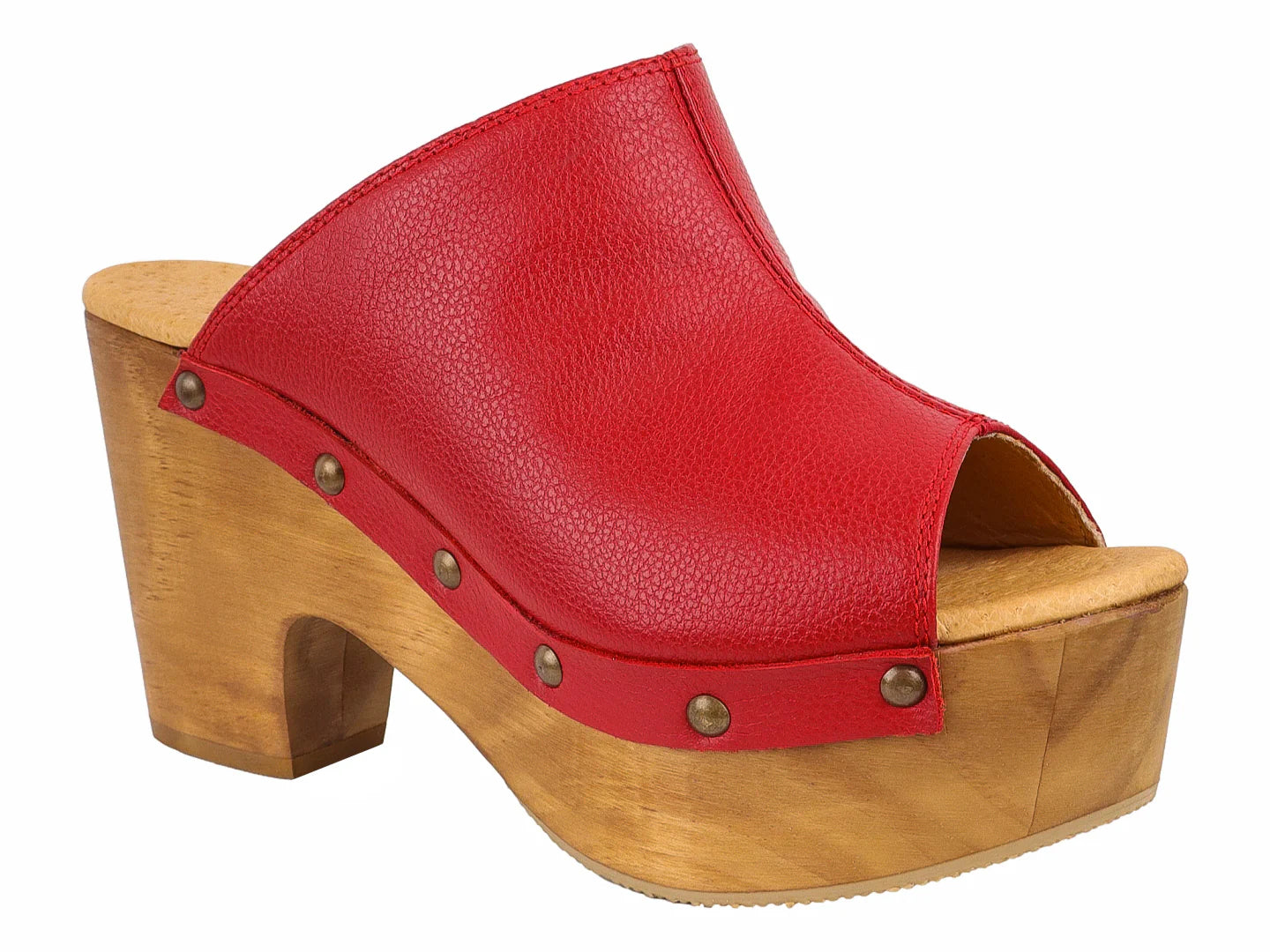 Sandalias Plataforma Klein Rojo para Mujer
