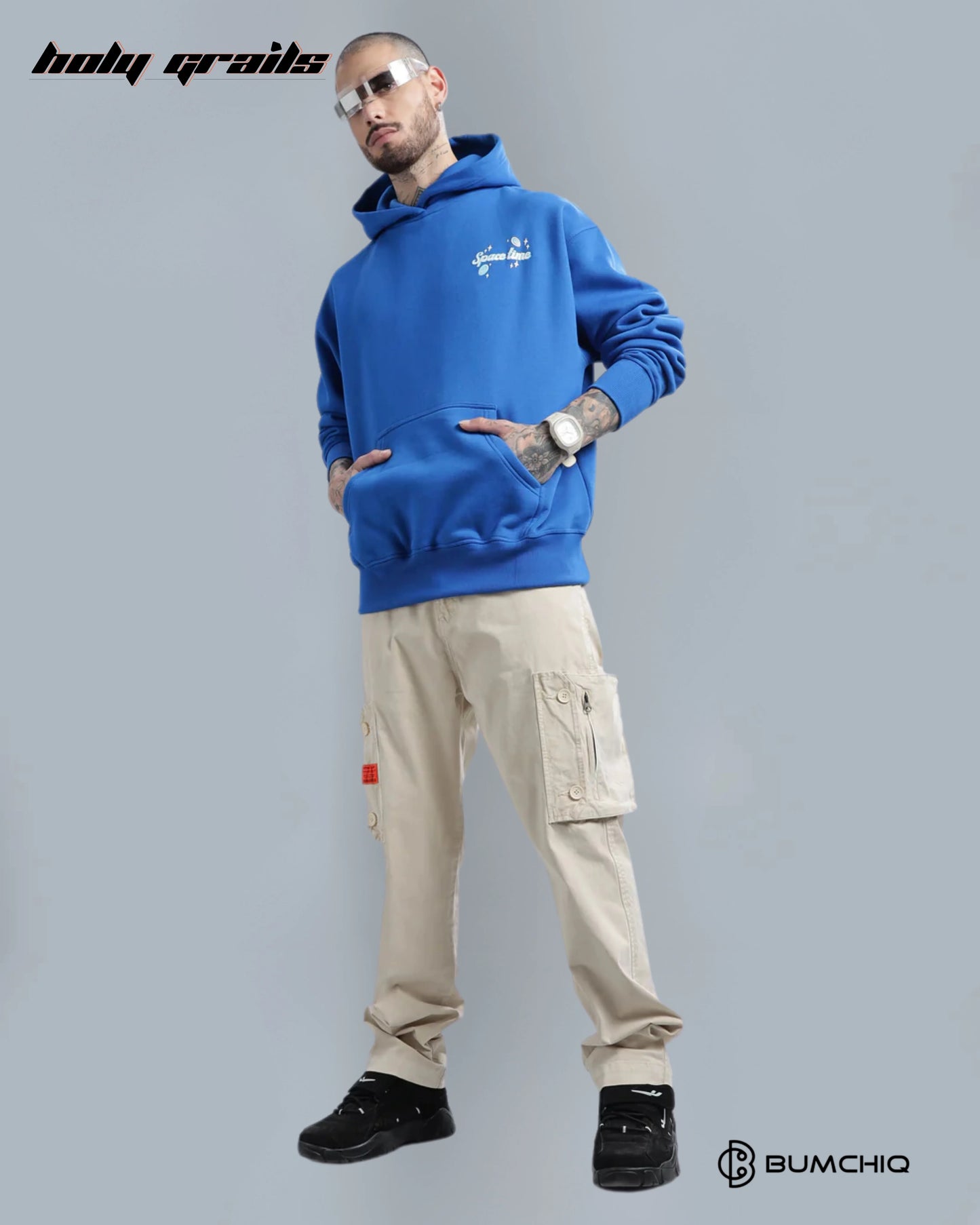 Space Time Blue Hoodie HG x Bumchiq