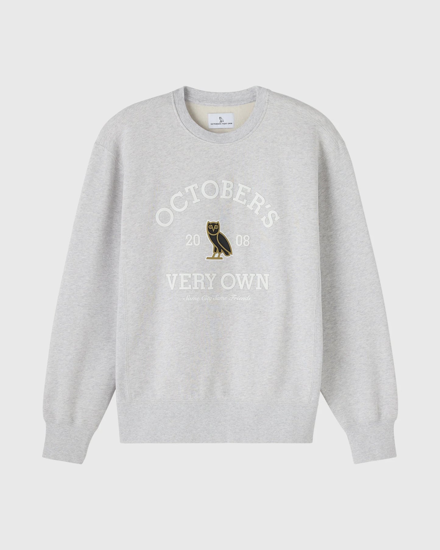 Collegiate Crewneck Ash Heather Grey