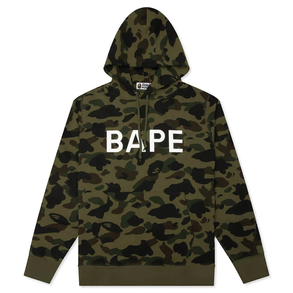 1st Camo Bape Pullover Hoodie Green