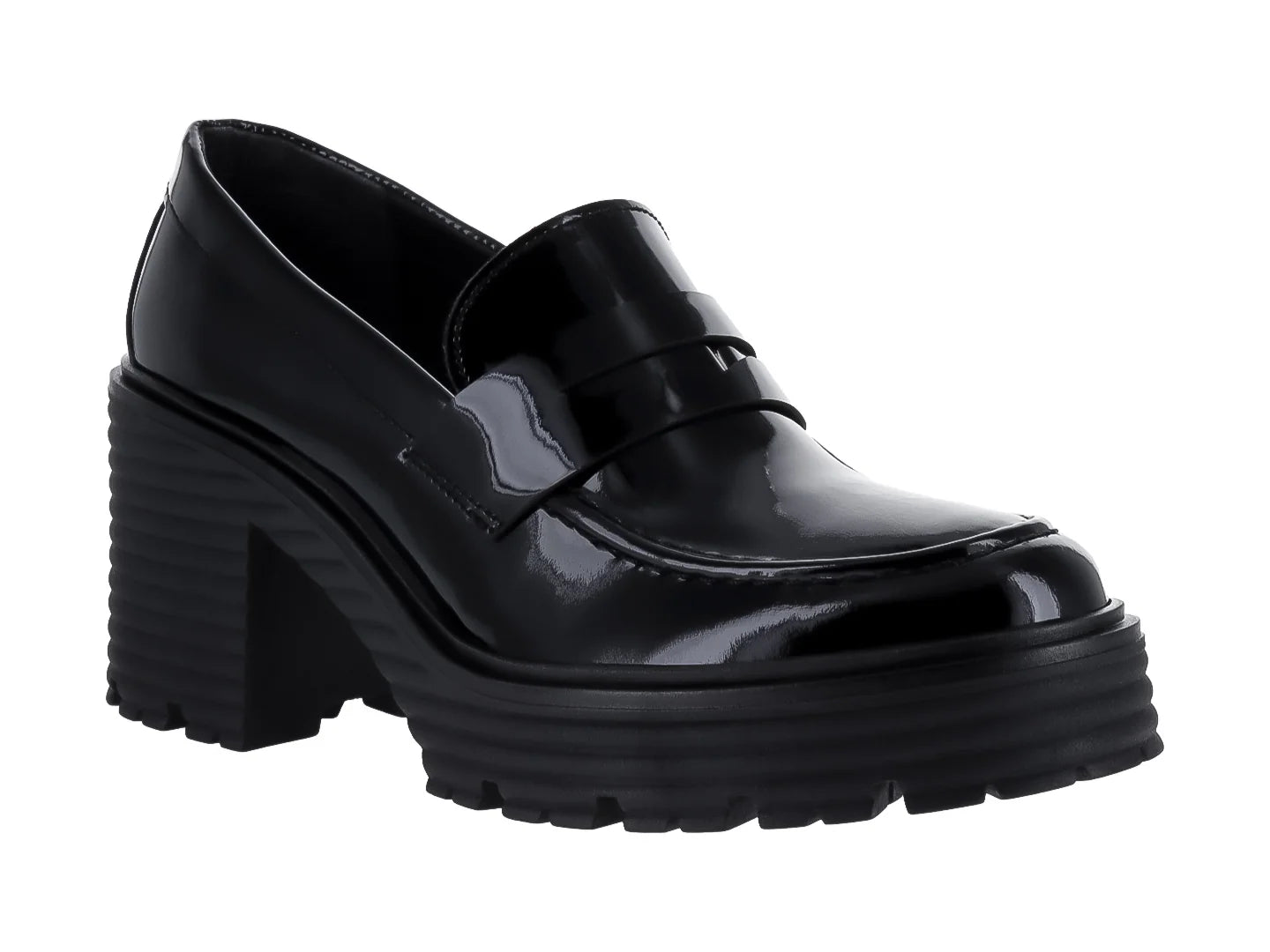 Botineta Gino Cherruti Charol Negro para Mujer