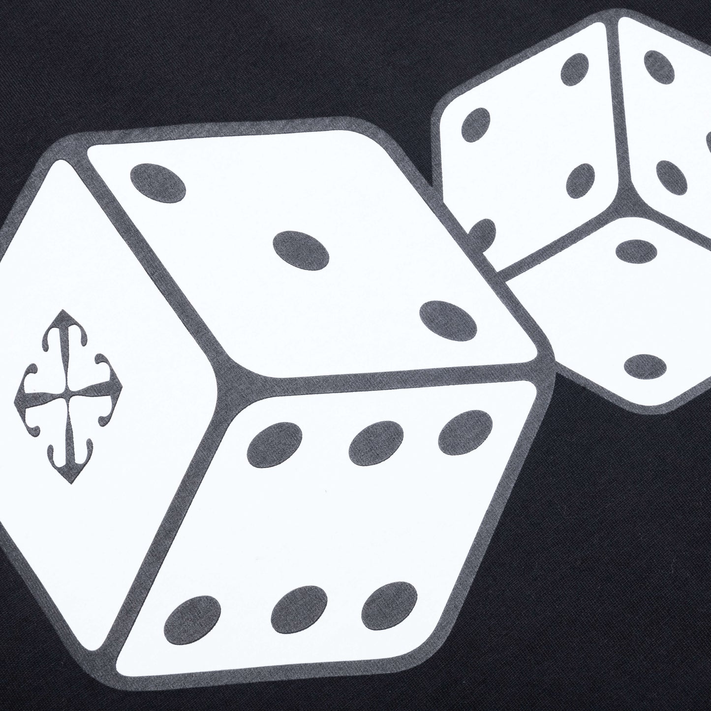 Dices Skate S S Tee Black White